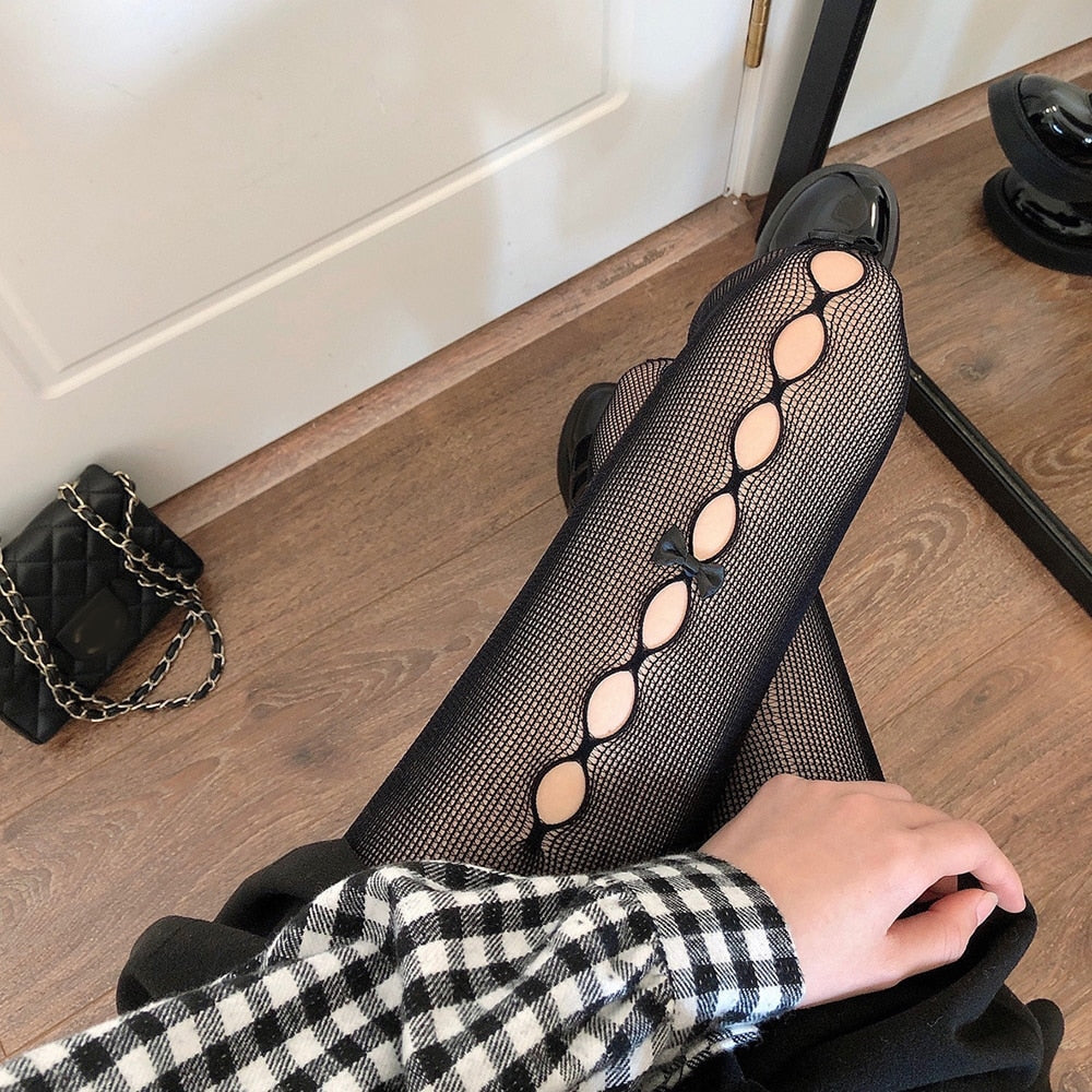 Bow Lace Tights