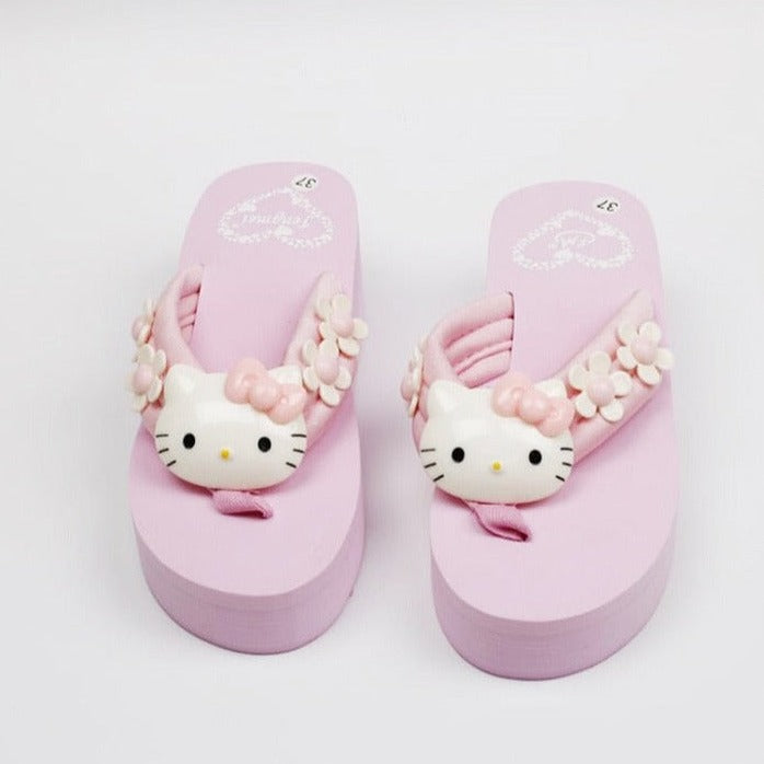 Hello Kitty Platform Sandals