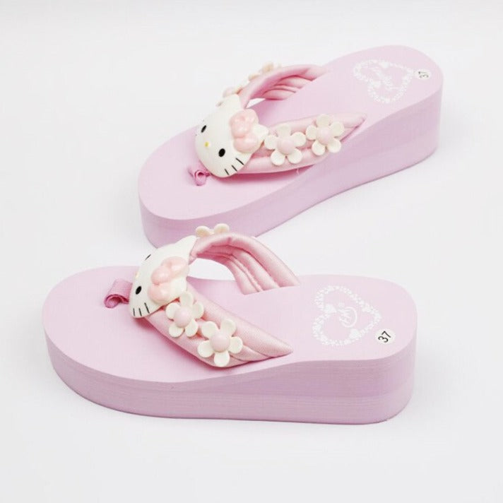 Hello Kitty Platform Sandals