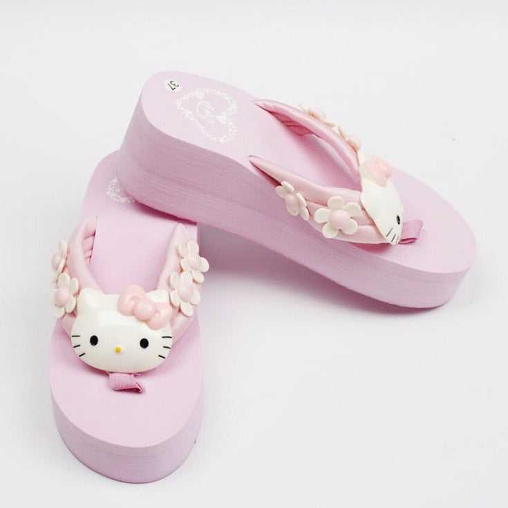 Hello Kitty Platform Sandals