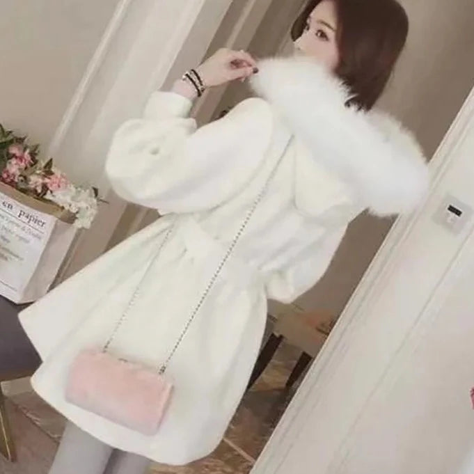 Winter Cotton Mid-Length Coat