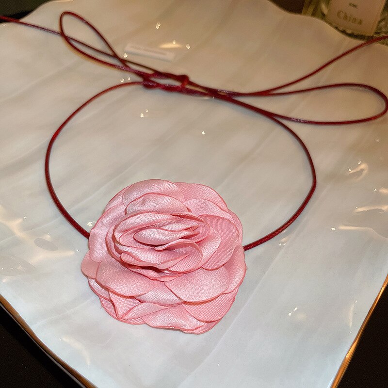 Rose Flower Choker