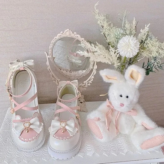 Kawaii Lace Mary Janes