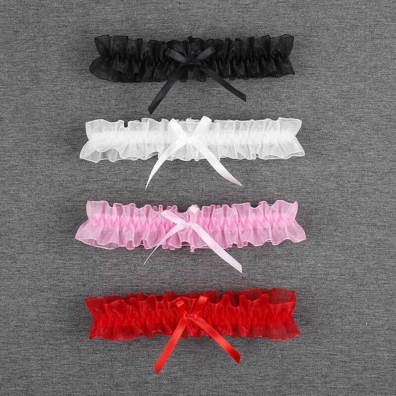 Lace Bow Garter