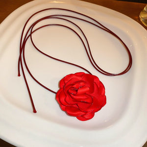 Rose Flower Choker