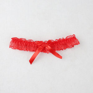 Lace Bow Garter