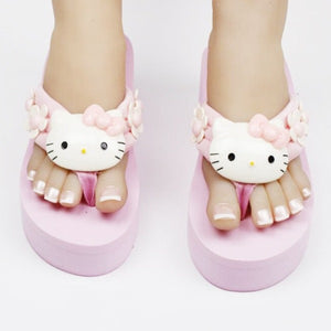 Hello Kitty Platform Sandals