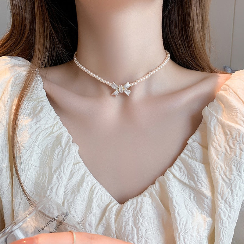 Pearl Choker Necklace